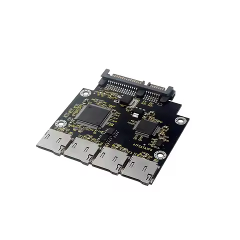 2.5 Inch 4 TF to SATA Adapter Card, Self-Made SSD Solid State Drive, For Micro-SD to SATA Group RAID