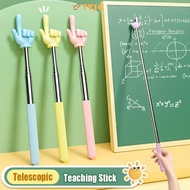 TYJC Teaching Pointer, Stainless Steel Finger Design Finger Reading Sticks, Professional Telescopic 