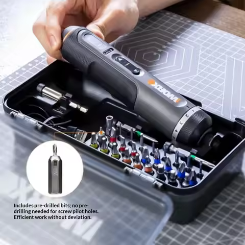 Worx 4V Electrical Screwdriver Set WX242 Smart Cordless Electric Screwdrivers Rechargeable Handle 30