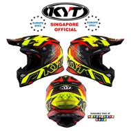 KYT SKYHAWK Digger Matt Yellow MX Helmet