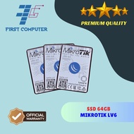 SSD 64GB Mikrotik Level 6 X86 X64 Legacy / UEFI