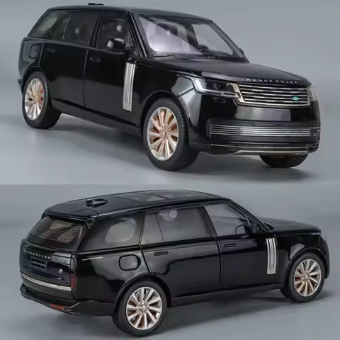 1:18 LAND ROVER Range Rover SV2022 Toys Cars Miniature Models Sound Light Land Cruiser LC300 Doors O