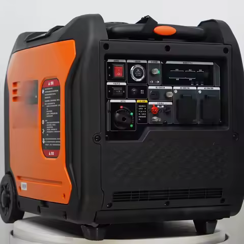 Portable 6kw Big Power Super Silent Inverter Generator/ Electric Remote Starting 220V 5500w Petrol G