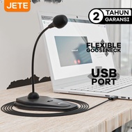 JETE M5 Microphone USB - Mic External for PC Zoom Online Meeting