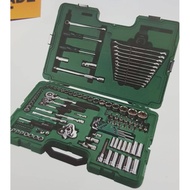 SATA 09014A 128 PC 1/4" + 3/8" + 1/2" DRIVE MECHANICS SOCKET SET