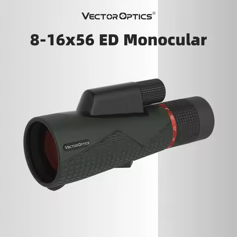 Vector Optics 8-16X56 ED Monocular Powerful 56Mm Waterproof Telescope for Hunting Camping Ip67 Bak-4