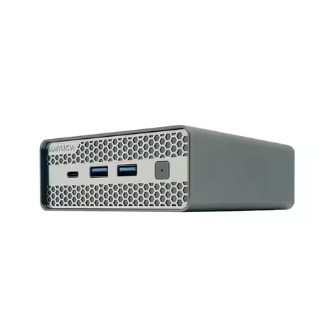 Quadruple Core Mini NAS PC N100 Aluminum Housing 4-Bay M.2 NVME SSD 2*LAN DP Type-C USB Cloud Storag
