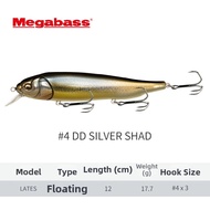 Megabass | Surface Floating Minnow Lure Mimicking Dying Fish