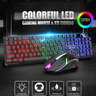 GD MALL Gaming Keyboard Mouse Combos Computer Laptop Backlight Gamer Kit LED Wired Usb Keyboard