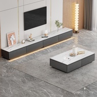Slate Combination TV Cabinet Coffee Table Living Room Floor Cabinet TV Cabinet Creative Small Apartm