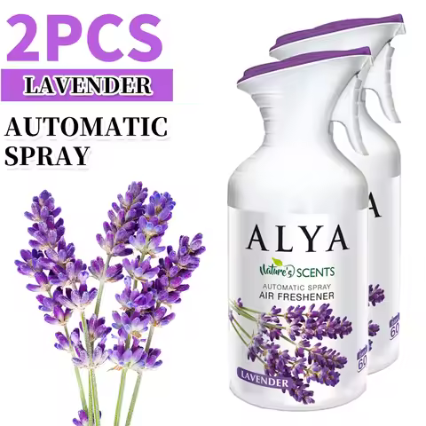 Air Freshener Spray of 2 (250ML Each) - 6 Scents: Lavender, Cool Linen, Magnolia, Mixed Berries, Oce