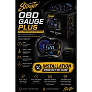 Stinger A590 Plus OBD Meter Digital Plus Scanner Alarm Speed Gauge Display Hud Water Temp RPM Turbo 
