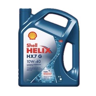 น้ำมันเครื่อง SHELL HELIX HX7G เบนซิน รถใช้ก๊าซ 10W-40 (4 ลิตร)