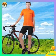 mesh shorts maong shorts for men Summer Cycling Jersey Short Sleeve Suit Orange Men's & Women's MTB 