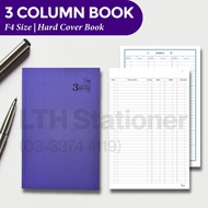 Uni Paper 3 Column Book Foolscap Book F4 Size 120/200/300/400 Page Long Book 3 Column Book 3C Book