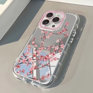 Cherry Blossom Phone Case For iPhone 17 16 Pro Max 15 13 11 14 12 Pro 16E 8 7 Plus XR XS SE2 17 air 