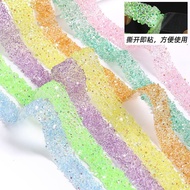 Store Manager Recommended✨Resin Diamond Strip Rhinestone Chain Sticker Cheer Stick Tape diy Jewelry 