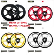 Easy WHEEL LITEPRO EASYWHEEL FOR PIKES TRIFOLD 3 THREE SIXTY fnhon not aceoffix TRIFOLD A Pair Of 2 