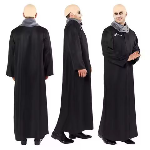 Adams Family Adult Uncle Fester Halloween Cosplay Costume