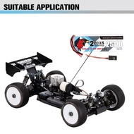 CD2S250012HV || Coddar RC LiPo Battery 2S 2500MAH 7.6V 12C Electronics 1/10 1/8 Scale Nitro