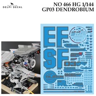 WATER DECAL [DELPI] 466 HG 1/144 GP03 DENDROBIUM GUNDAM SLIDE