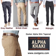 Men's Khaki Docker Pants