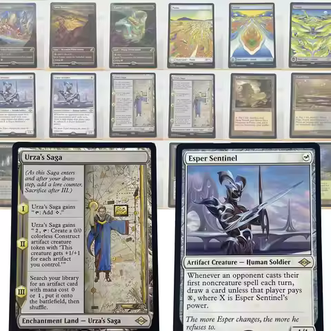 IKO MH2 SLD SNC HOLO16//002 Tcg Proxy Esper Sentinel Cards Fetch Land Basic Lands Home Play Arid Ket