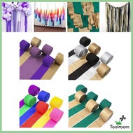 [ 6 Rolls Crepe Paper Streamers Party Streamers Party Decorations New Year Nursery