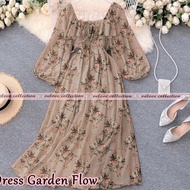 [PRODUCT CODE P988466] JONKA FASHION - Sora Flower Fashion Dress Vintage Style Casual Dress