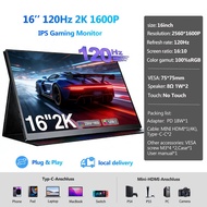 UPERFECT【In stock】Gaming Monitor 16 inch 2K/120Hz/144Hz for Laptop External Gaming Display HDMI USB-
