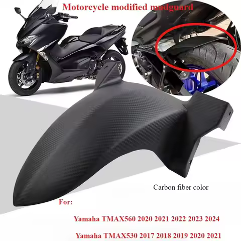 Motorcycle modified mudguard suitable for Yamaha TMAX560 2020-2024 TMAX530 2017 2018 2019 2020 2021 
