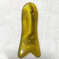 gua sha gua sha facial tool Fish-Shaped Gua Sha Board Beeswax Resin Gua Sha Tablet Eye Facial Back A