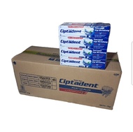1 dus 72pcs Ciptadent 75 gram pasta gigi pencegah gigih berlubang maxi 12 plus Ciptadent 6 lusin