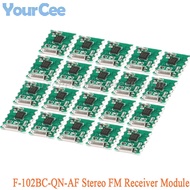 20pcs/1pc F-102BC-QN-AF Stereo FM Receiver Module Silicon SI4702 Chip TJ-FL102BC-V1.5 Radio Board MP
