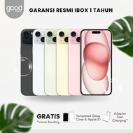 NEW iPhone 15 Plus 128GB 256GB 512GB Garansi Resmi iBox TAM GDN