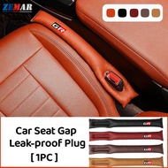 1Pc Toyota GR Leather Car Seat Gap Leak-proof Filler Plug for Agya Raize Calya Avanza Veloz Rush Kijang Innova Yaris Corolla Cross bZ4X RAV4 Vi Car Fashionable Interior Accessories