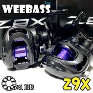 รอกหยดน้ำ รอกเบท WEEBASS Z9X ระบบ DC 5+1BB รอบ 7.1:1 ปี 2025