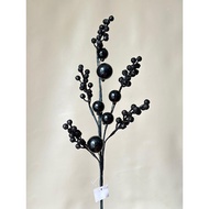 Beads Berries Ball Branch 73CM Black Pearl Black Pearl Long Stem Christmas Ornaments Decor | Unique 