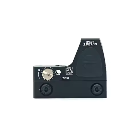 Optical Mini Red Dot Sight Scope 3MOA with Rear Sight Base Airsoft 1913 Mount Riflescope Illuminated