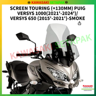 WINDSHIELD SCREEN TOURING (+130MM) PUIG 9421H VERSYS 1000(2021-2024) VERSYS 650 (2015-2021)-SMOKE