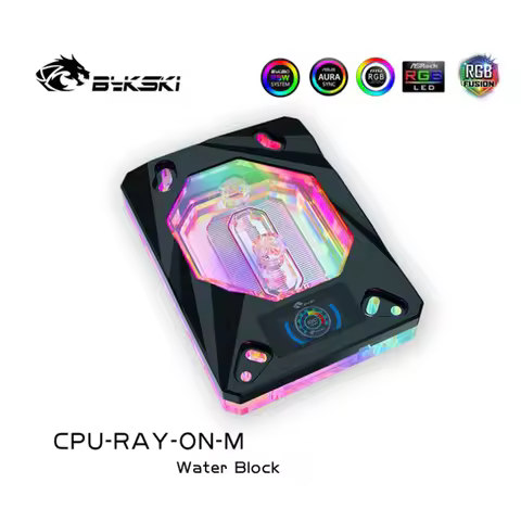 Bykski CPU Water Block Use for AMD RYZEN3000 AM3 AM4 AM5 1950X TR4 X399 X570 Motherboard /Radiator w