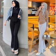 Flare Pants - Highwaist Flare Pants - Highwaist Curly Cutbray