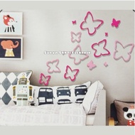 WALLSTICKER 3D WALL STICKER BUTTERFLY SPONGE