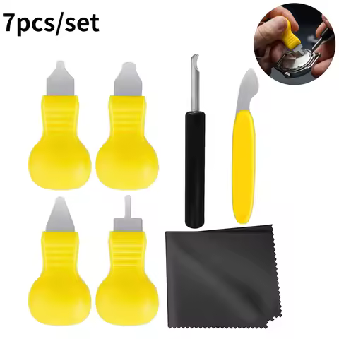 Professional Watchmaker Repair Tool 7pcs Watches Back Cover Opener Remover Tool Kit for Battery Repl