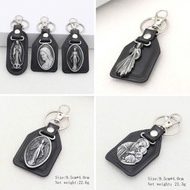 LEATHER KEYCHAIN - CATHOLIC KEYCHAIN - RANDOM MODEL
