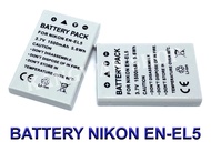 (แพ็คคู่ 2 ชิ้น) EN-EL5 \ ENEL5 แบตเตอรี่สำหรับกล้องนิคอน Camera Battery For Nikon Coolpix P6000,P53