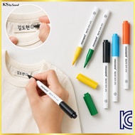 Monami Fabric Marker 5 Color Set Kids Name Label Marker Fabric Pen Clothing Marker