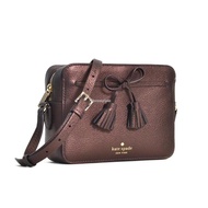 大清貨全新KS Kate Spade Hayes Camera Bag Metallic Coak啡銅色相機袋斜孭袋包包