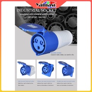 IP44 Industrial Electrical Plug and Socket Waterproof Dustproof Hidden Socket 16A/32A