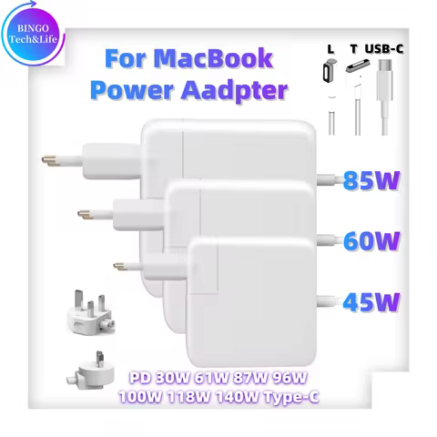 45W 60W 85W & PD 30W 61W 87W 96W Series For MacBook Air/Pro Full Series Power Adapter with Magsafe1/